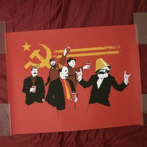 Ironic Communist Party poster